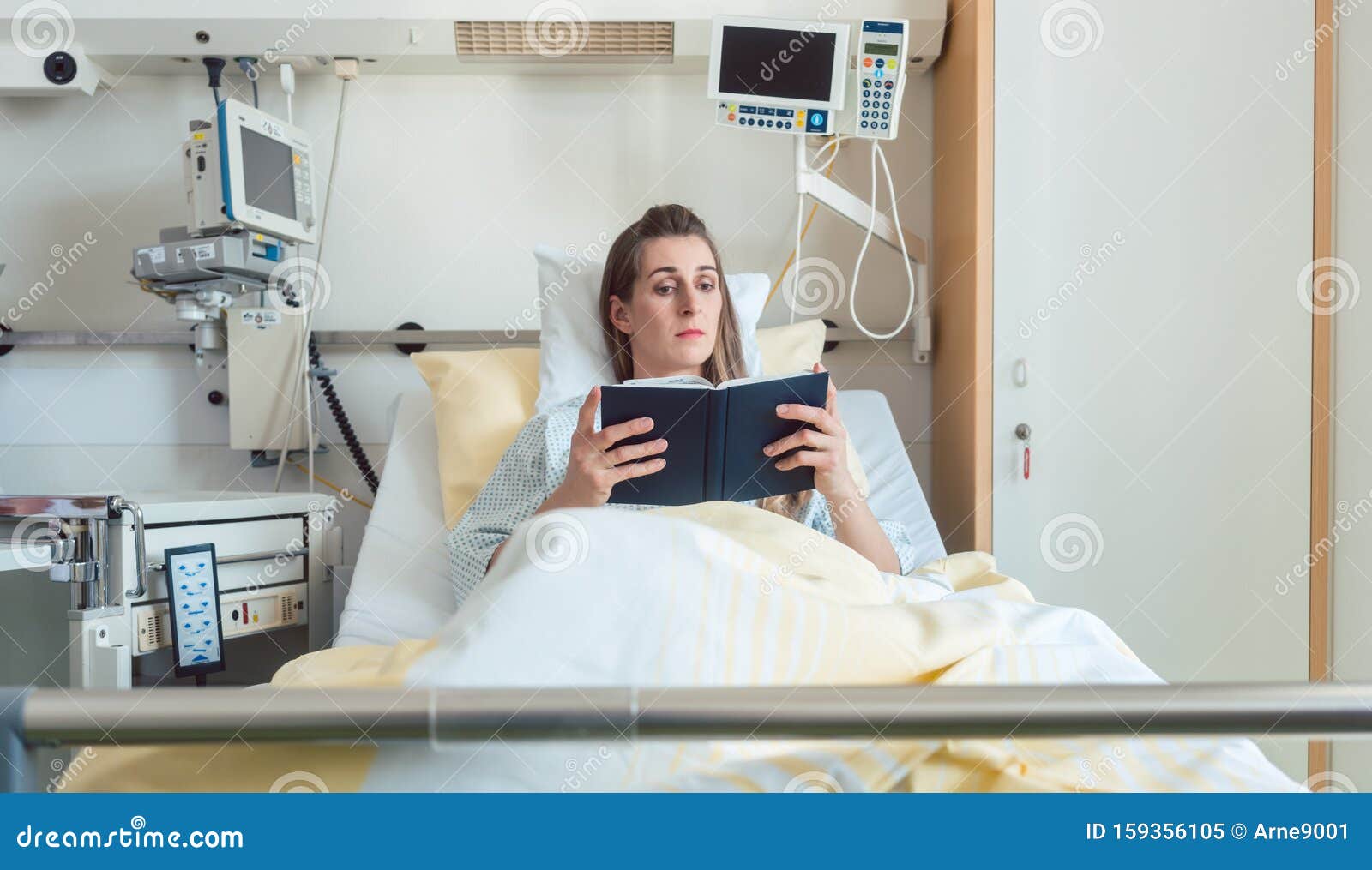 Bible on hospital bedside