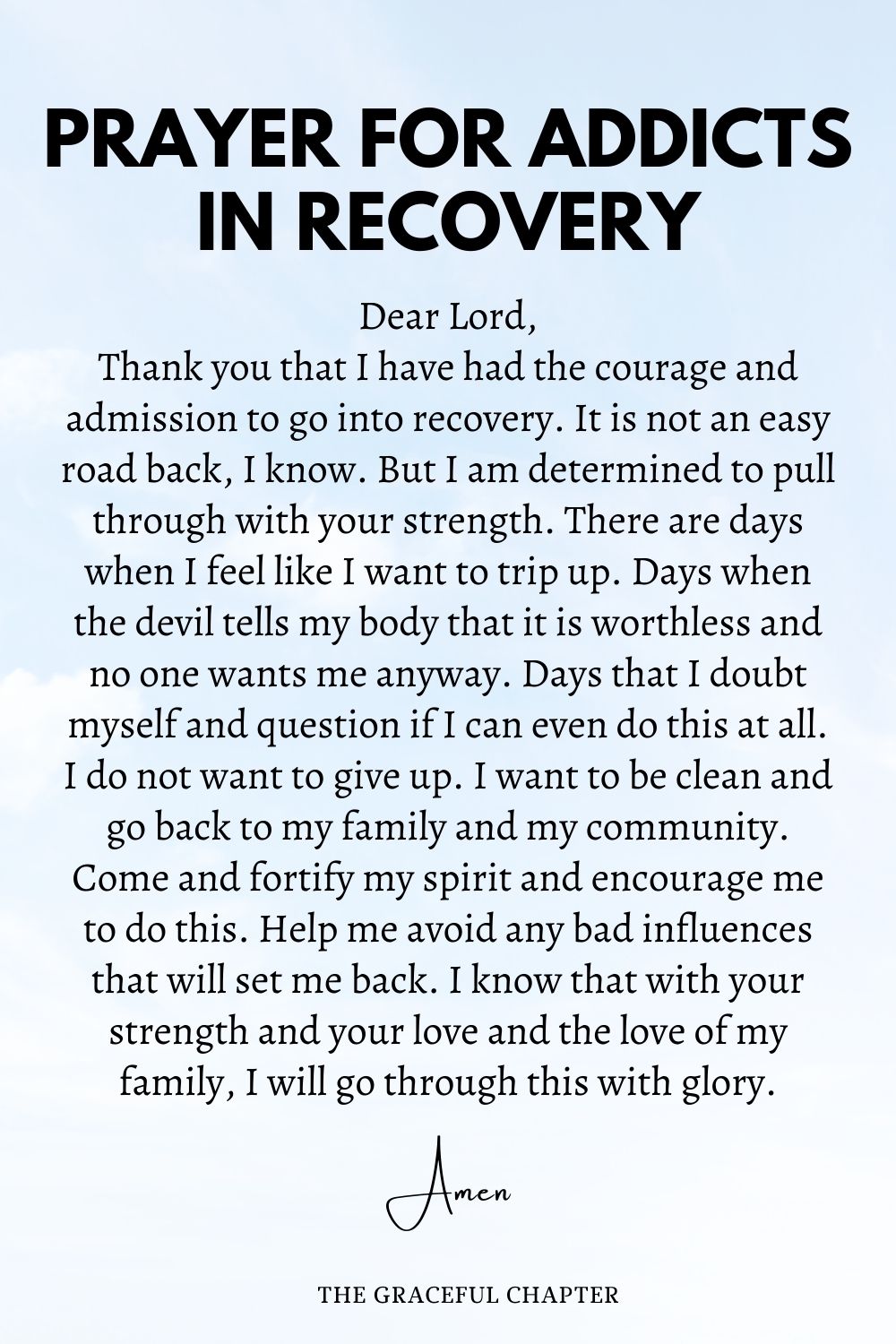 prayer and recovery from addiction