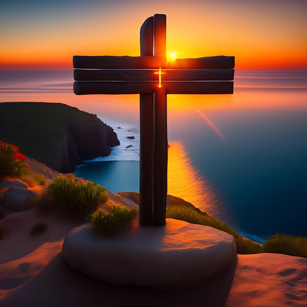 cross-overlooking-cliff-sunset