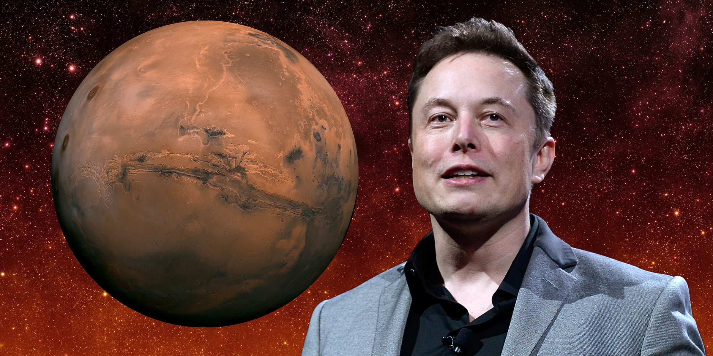 Elon Musk speaking about space exploration and Mars colonization