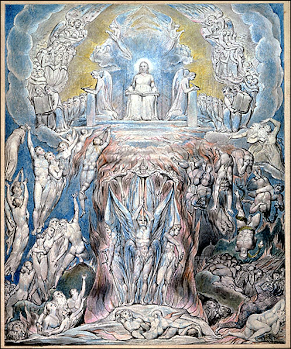 depiction of hell as described in traditional Christian art